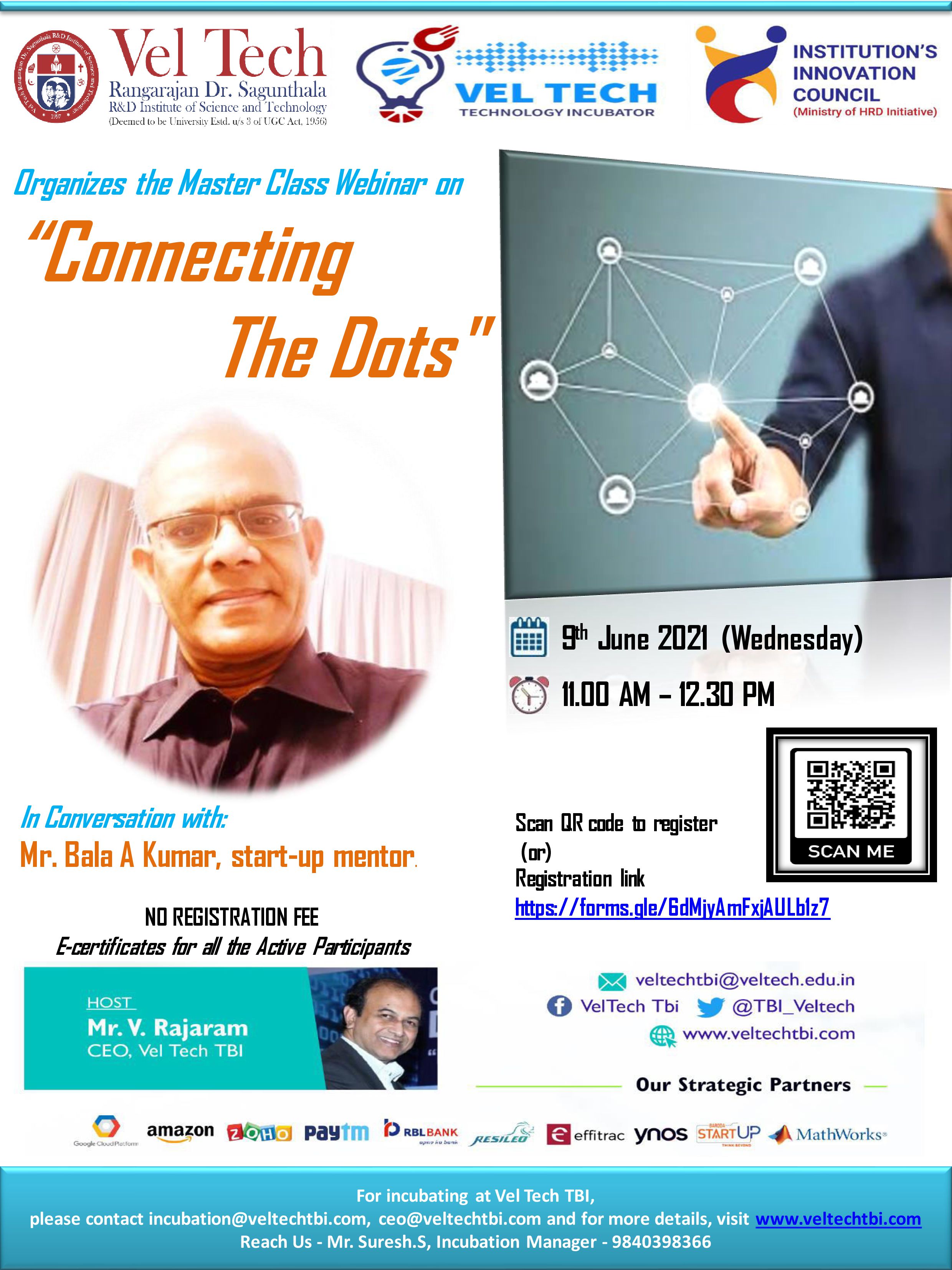 Master Class Webinar on Connecting The Dots 2021